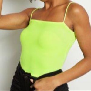 Neon Green crop top